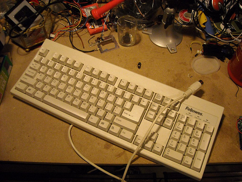Keyboard Initial Bracelet