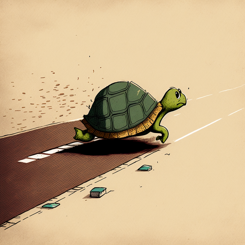 Rorozzzzzz_a_turtle_running_race_asphalt_cardboard_cartoon_fast_a6146de0-41e0-45b3-a904-a11f3e3a7f07.png