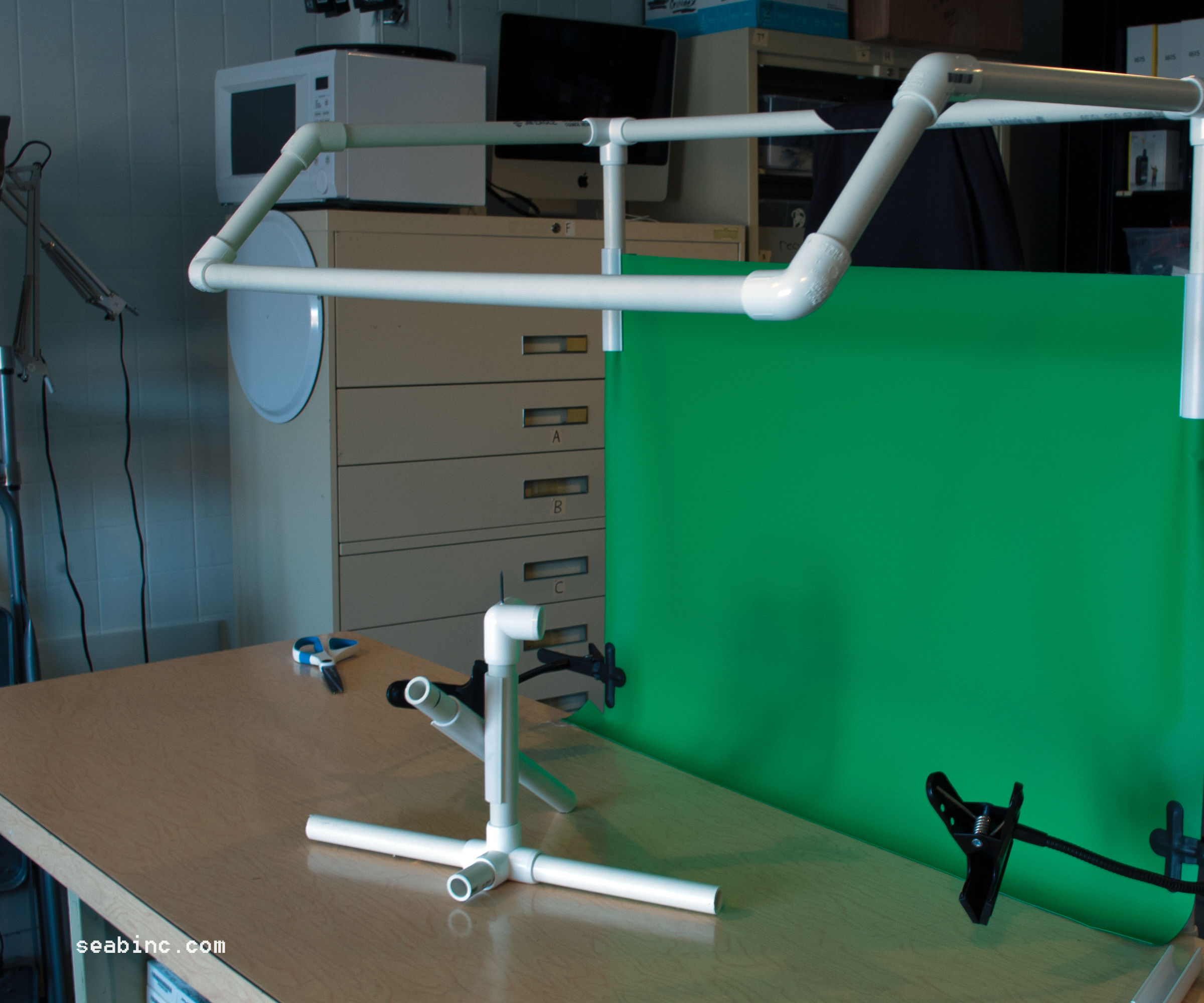 DIY Photo Light Booth 3/4" PVC pipe.