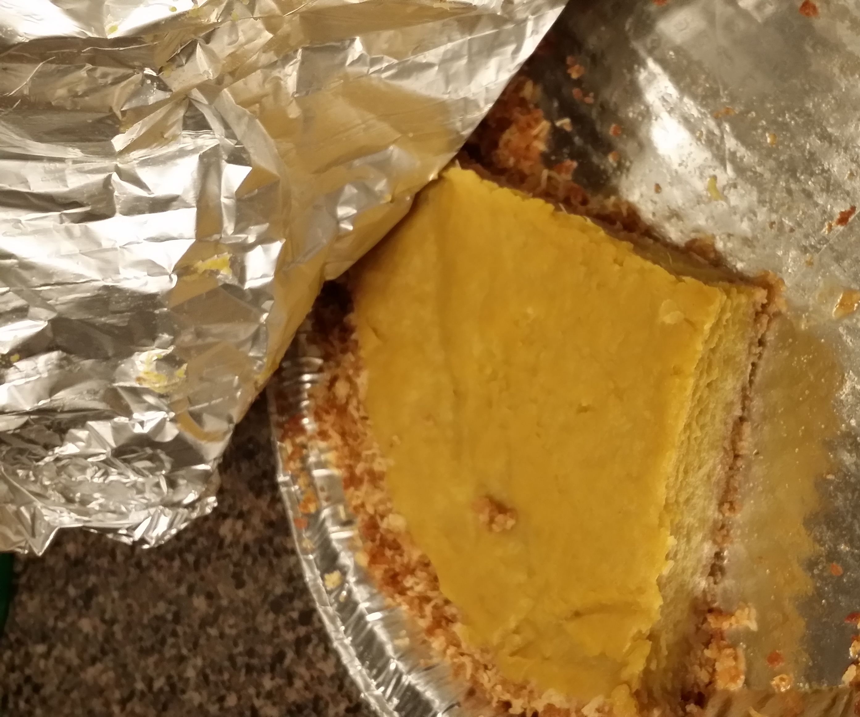 Cereal Crust Pumpkin Squash Pie