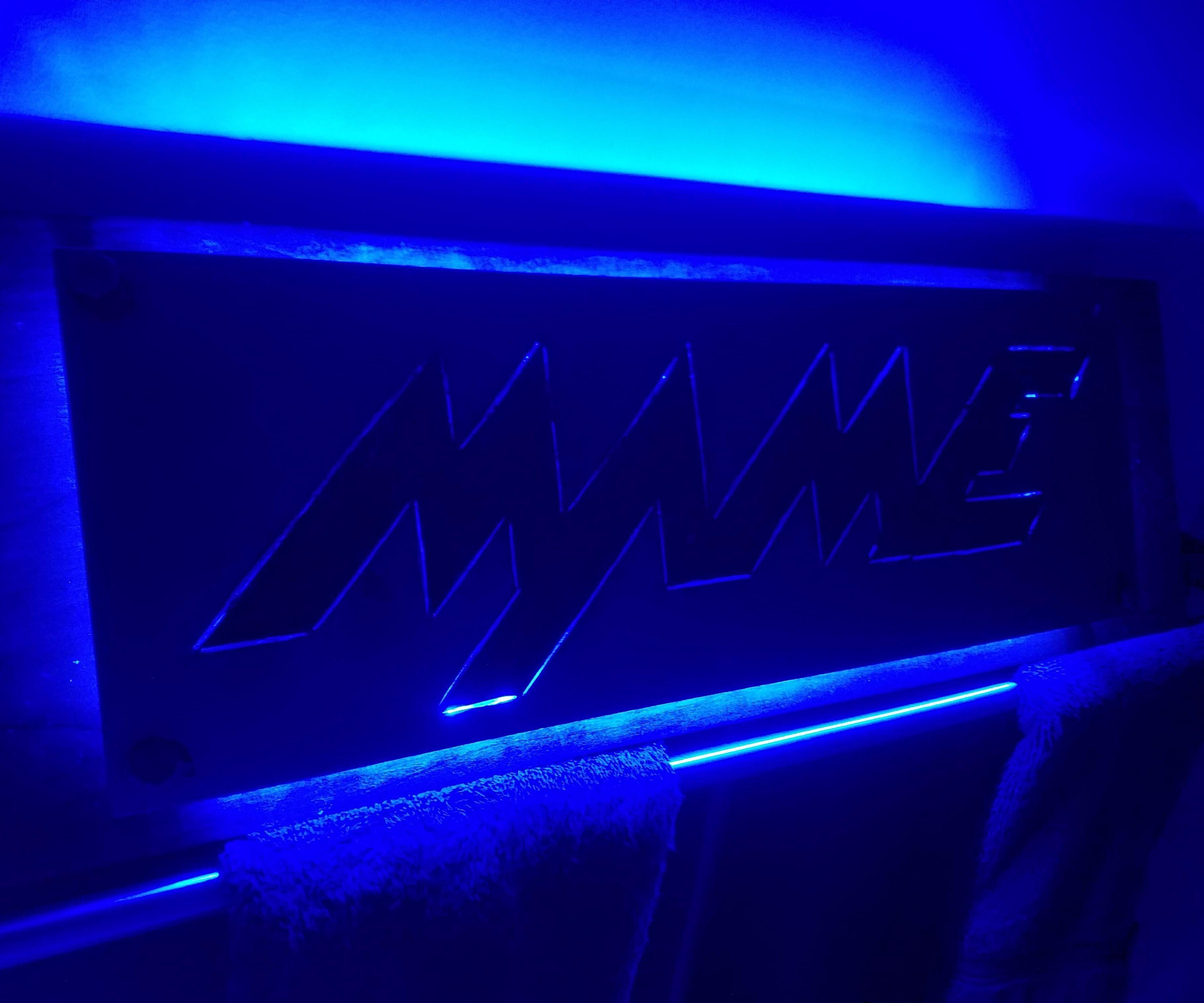 MAME Light Up Arcade Sign
