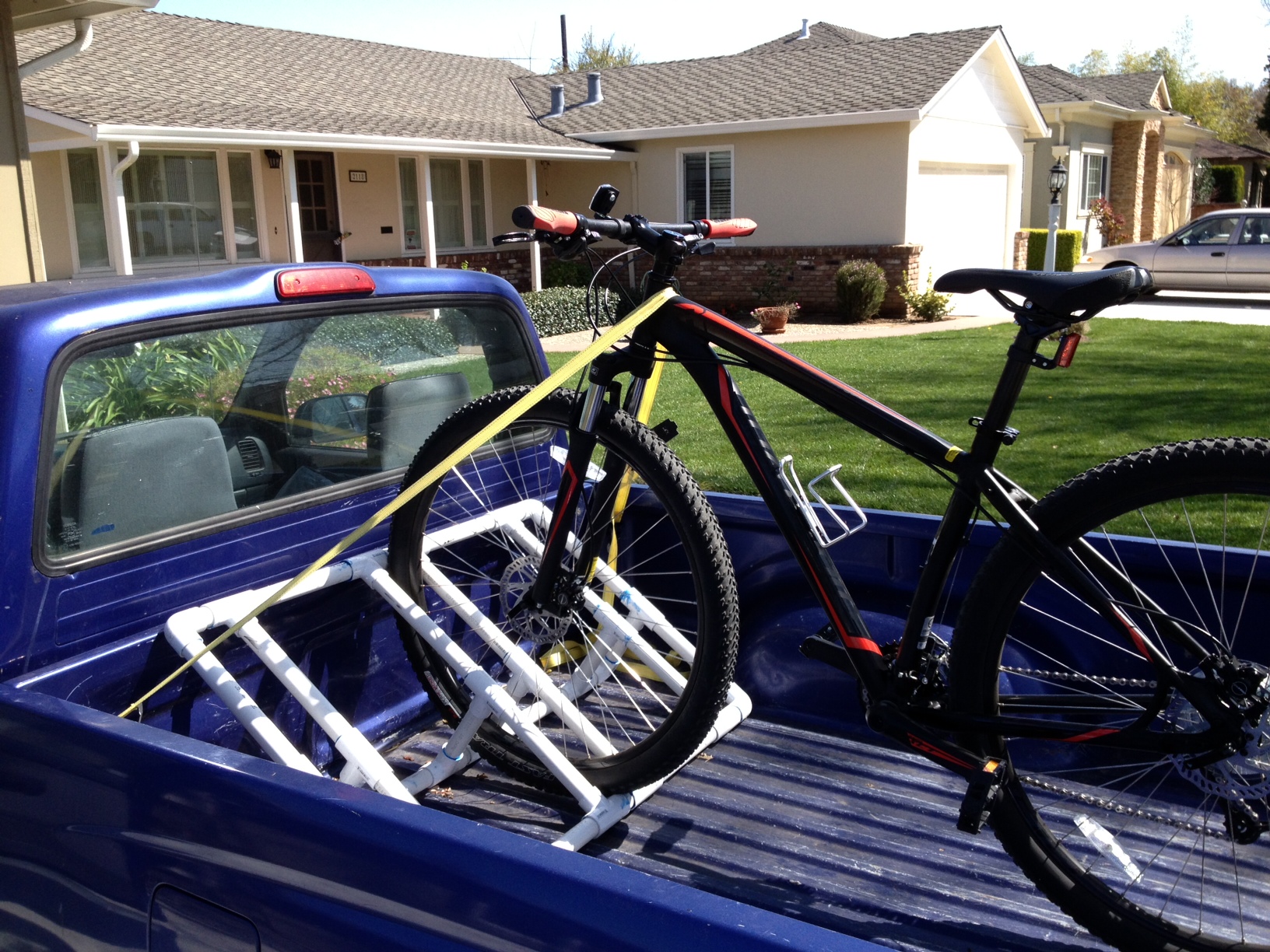 Truckbed PVC Bike Rack