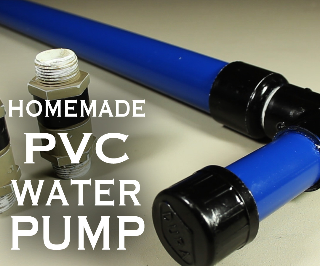 How to Make a PVC Water / Air / Vacuum Pump!