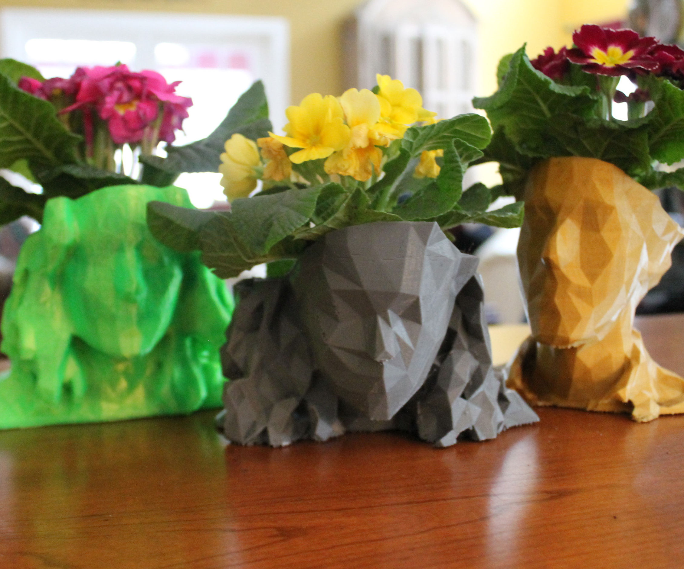 3D Printed Head Planters