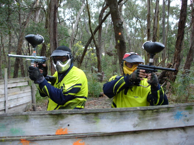 Paintballing