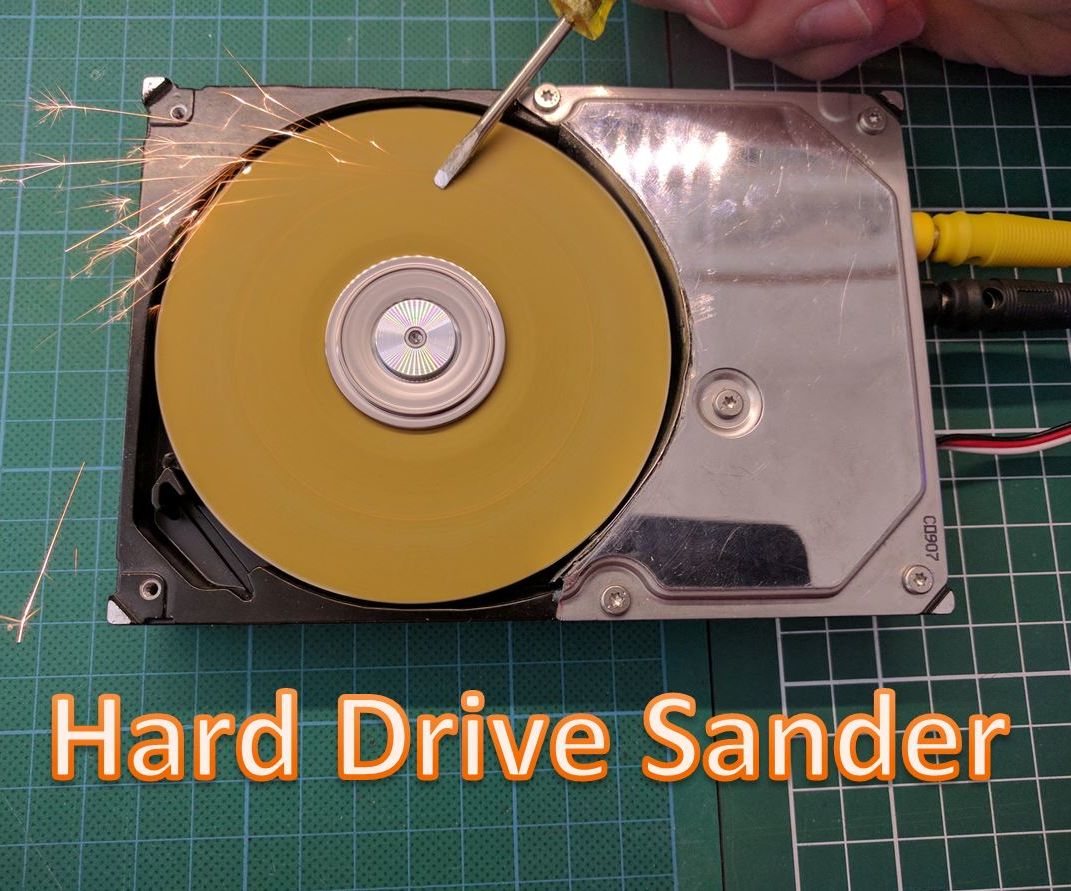 Hard Drive Sander