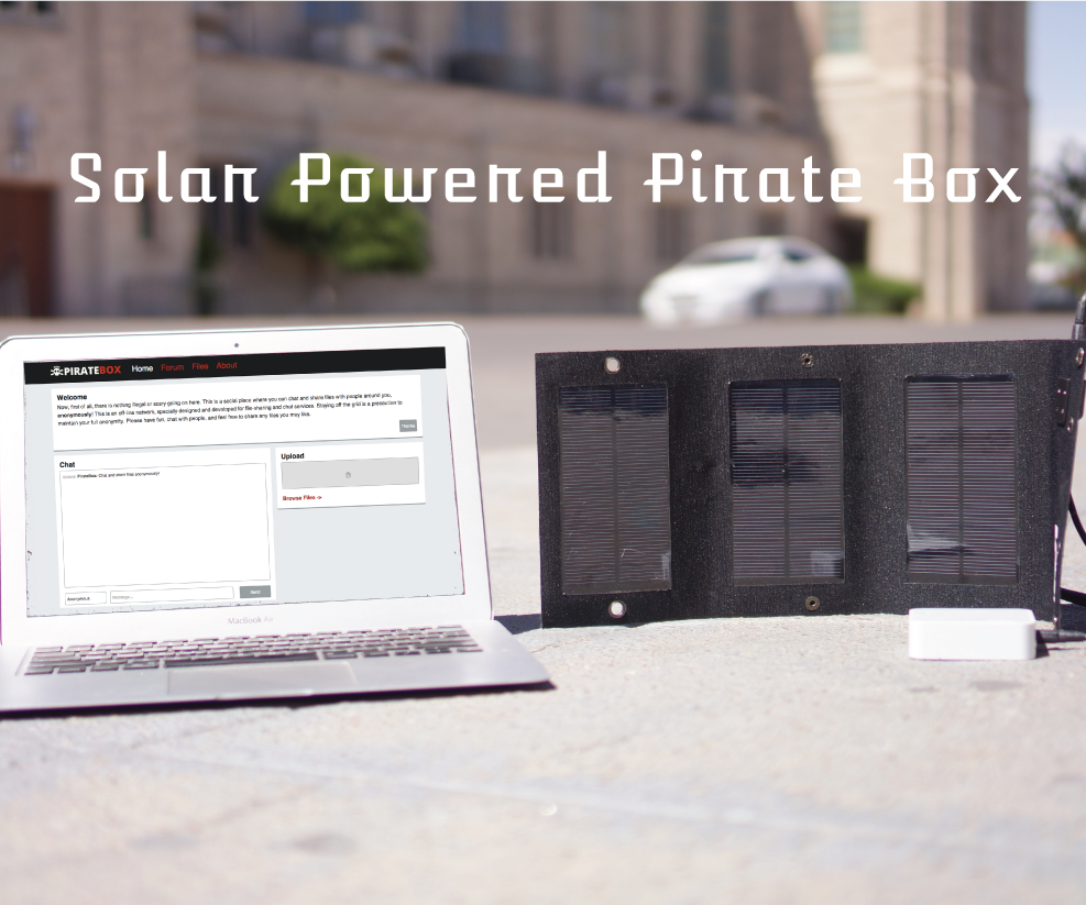 Solar Powered PirateBox