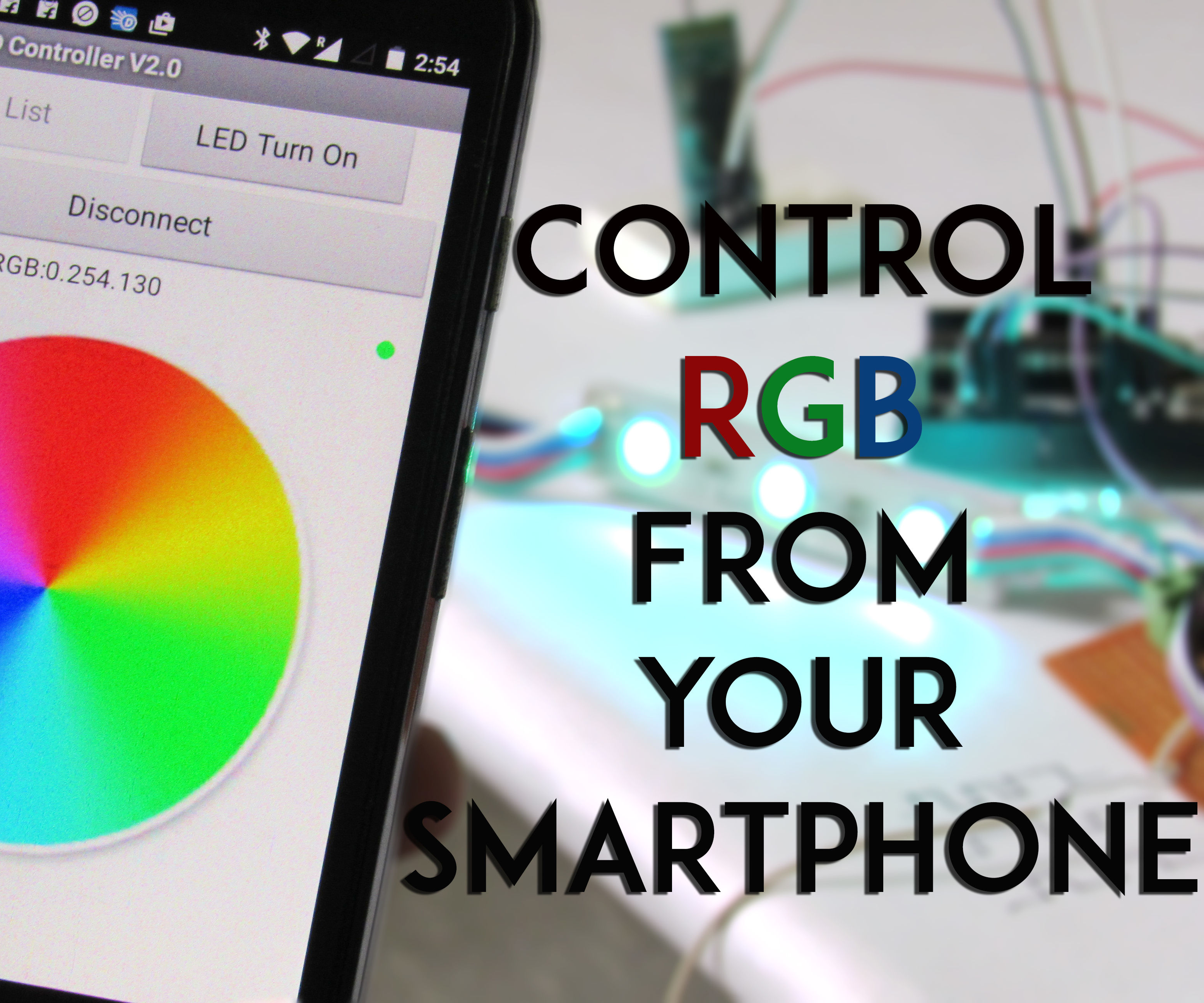 SmartPhone Controlled RGB MOOD Light