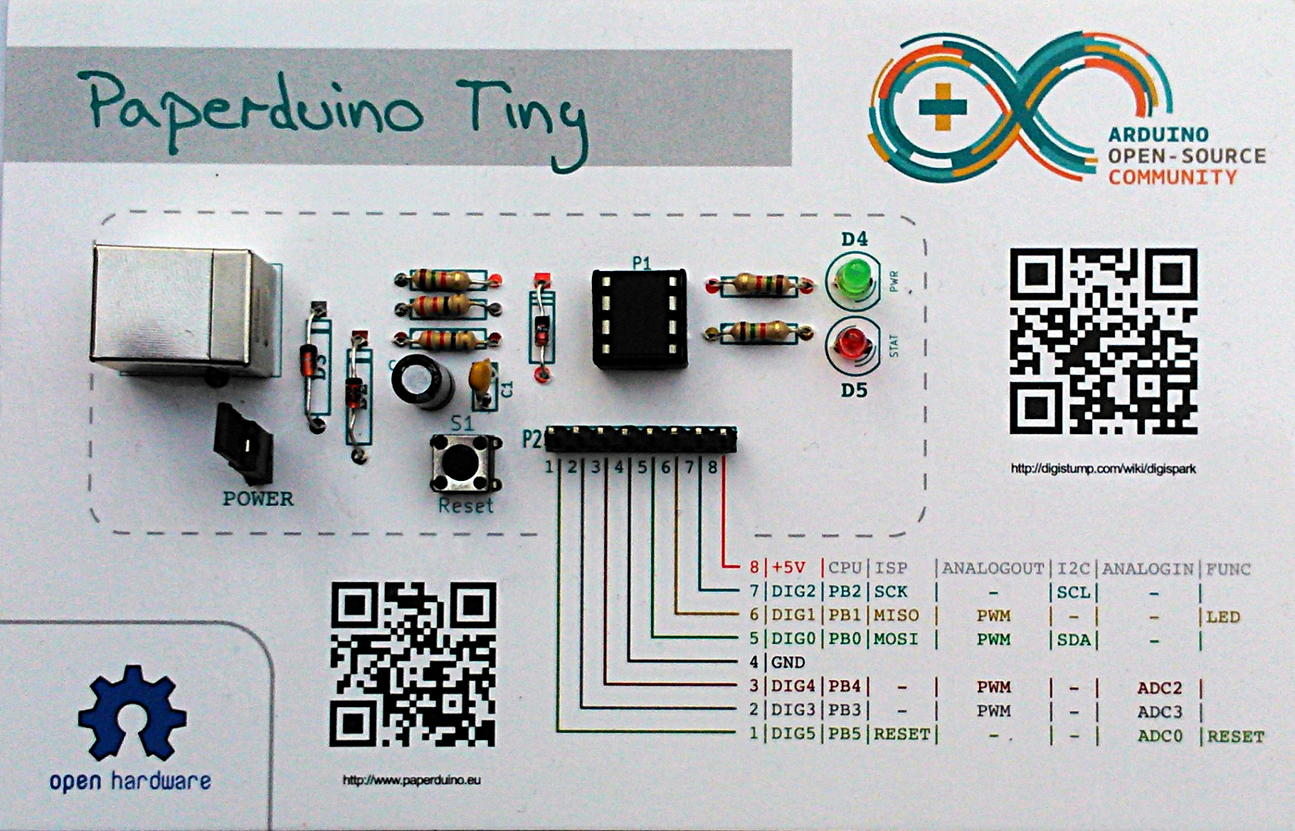 Paperduino Tiny