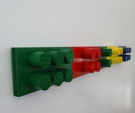 Coat Hanger That Looks Like Lego Blocks