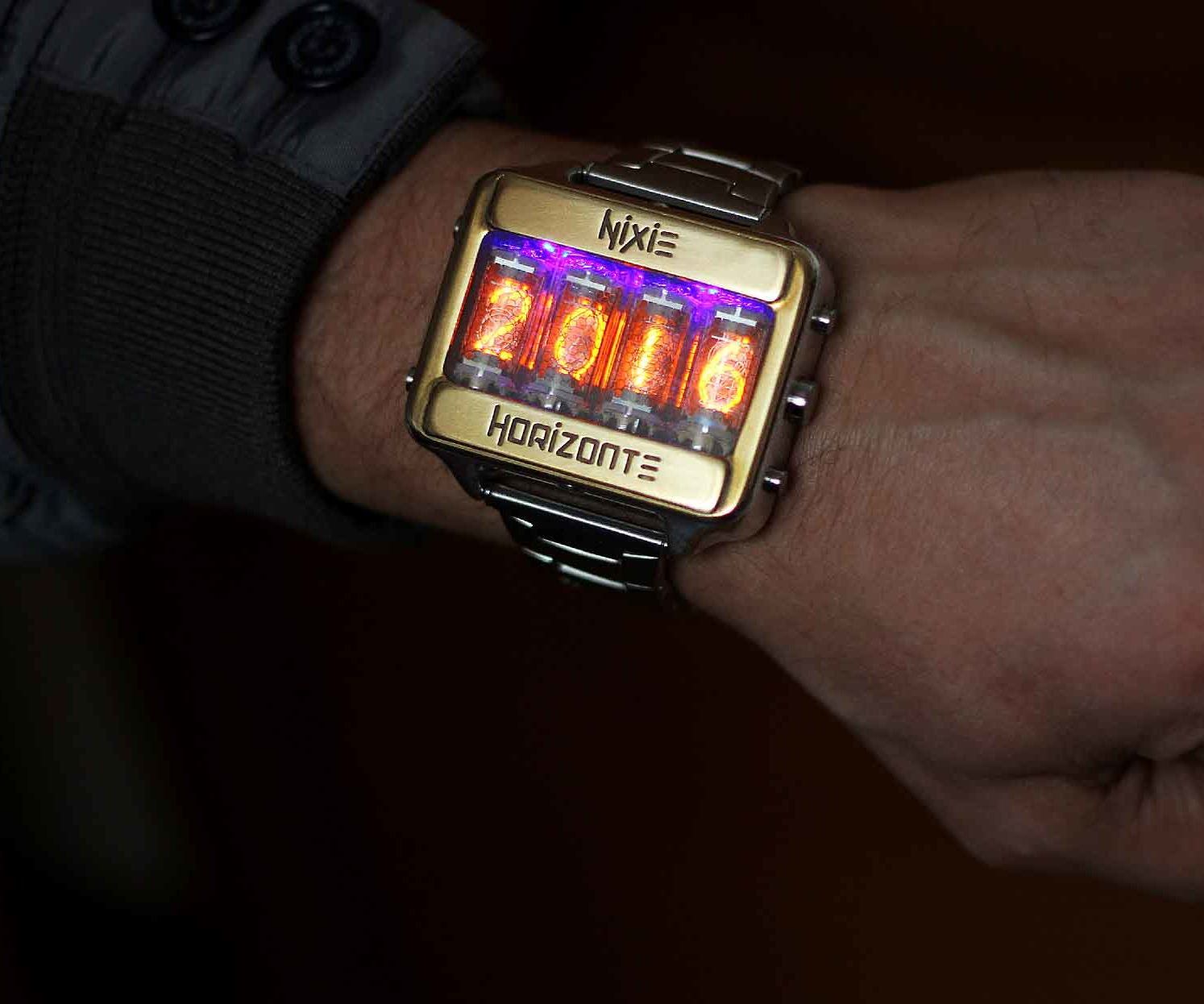 Nixie tube watch 