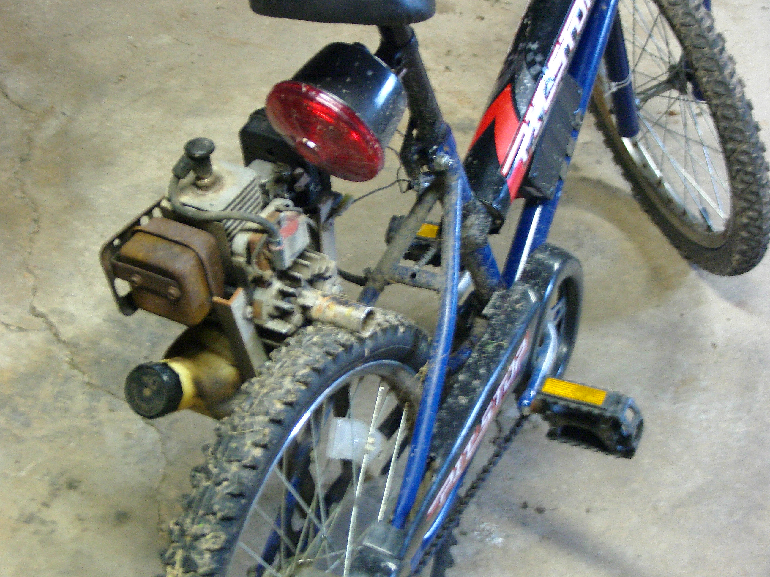 My homemade motor bike!