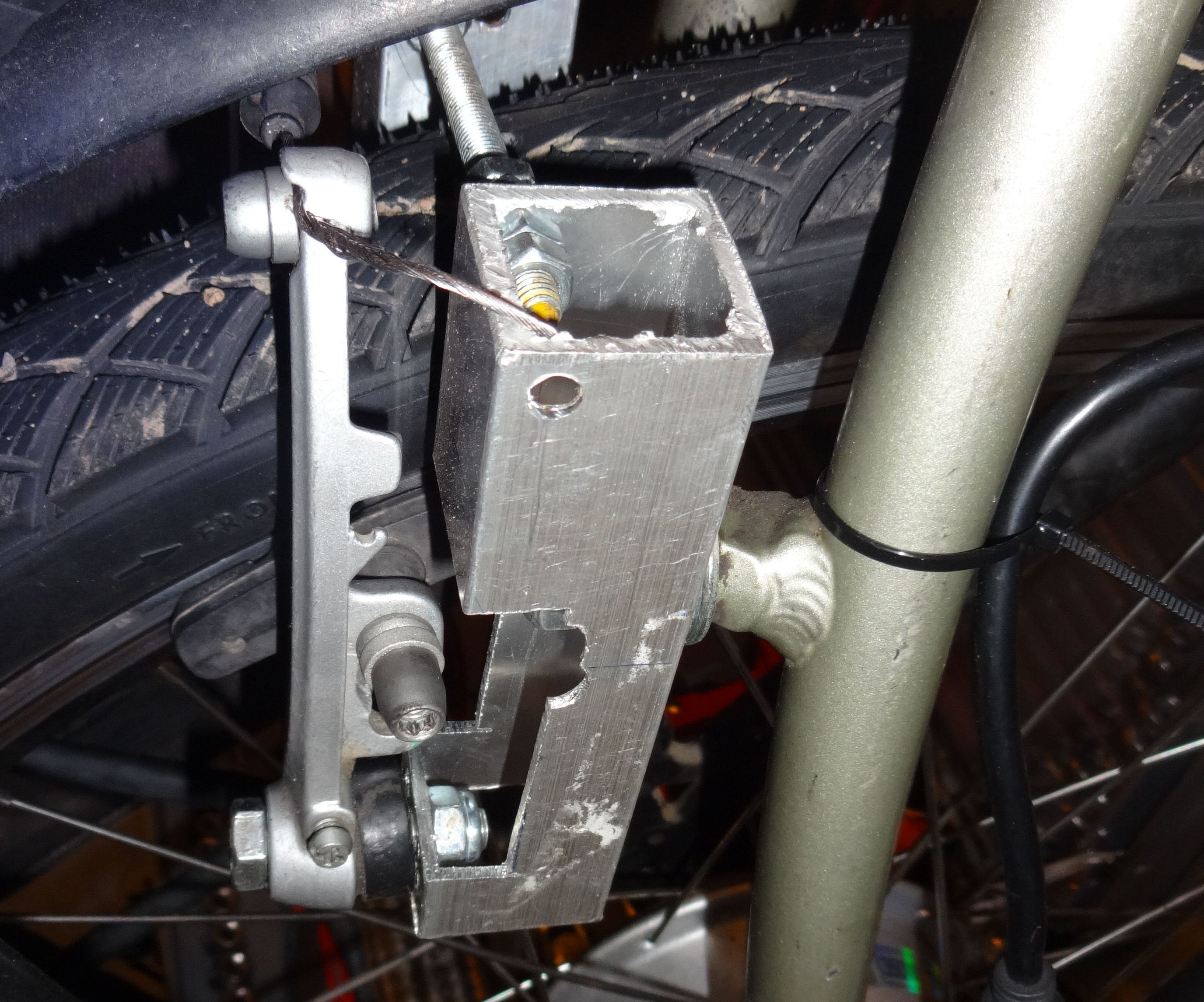 Wheel-28 to 26 ' downsize Brake Adapter