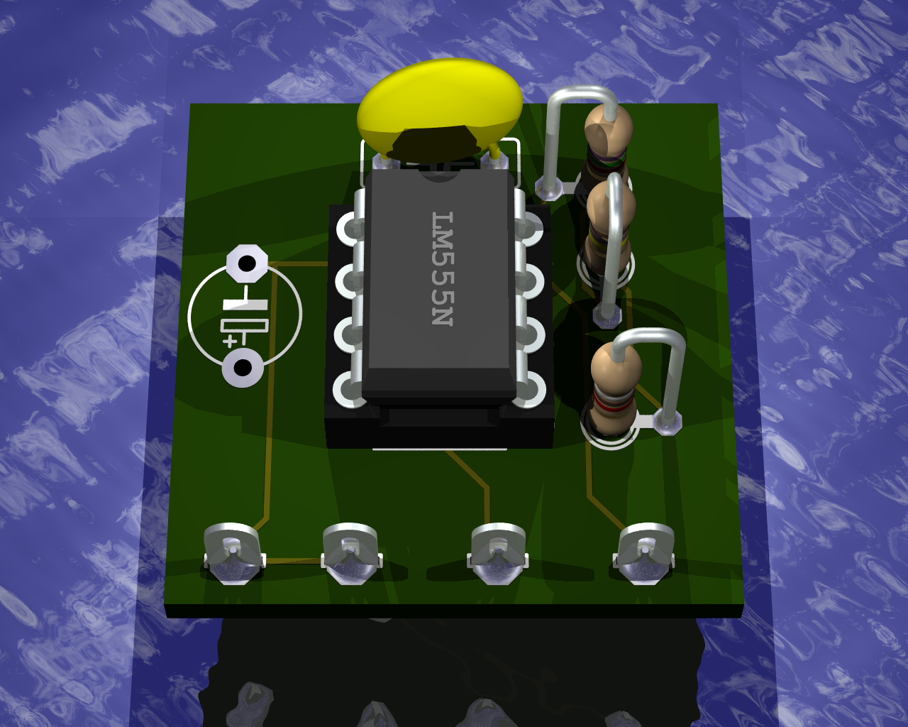 Render 3D images of your PCBs using Eagle3D and POV-Ray