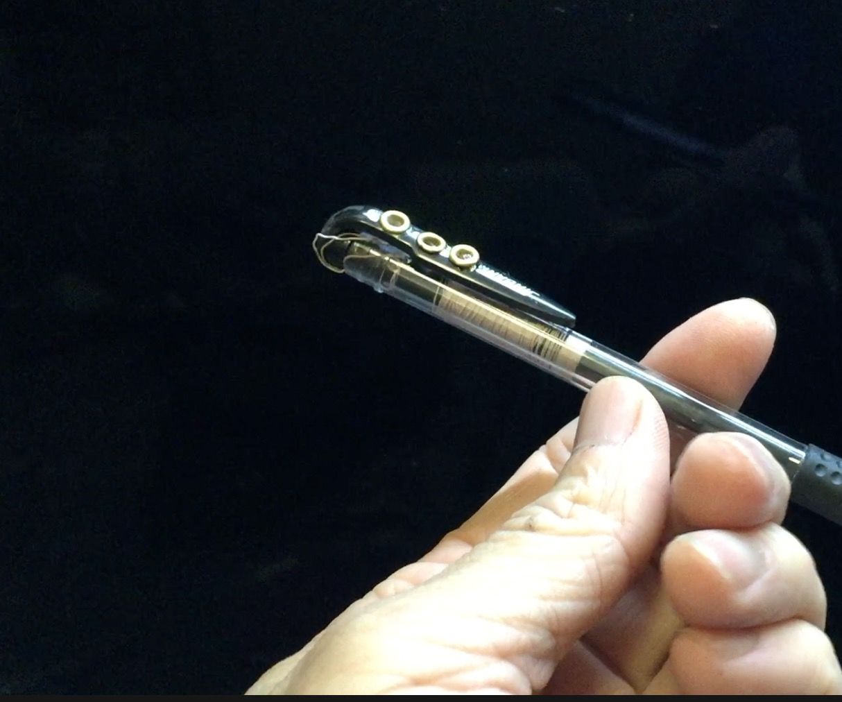Ball Point Pen Crystal Radio