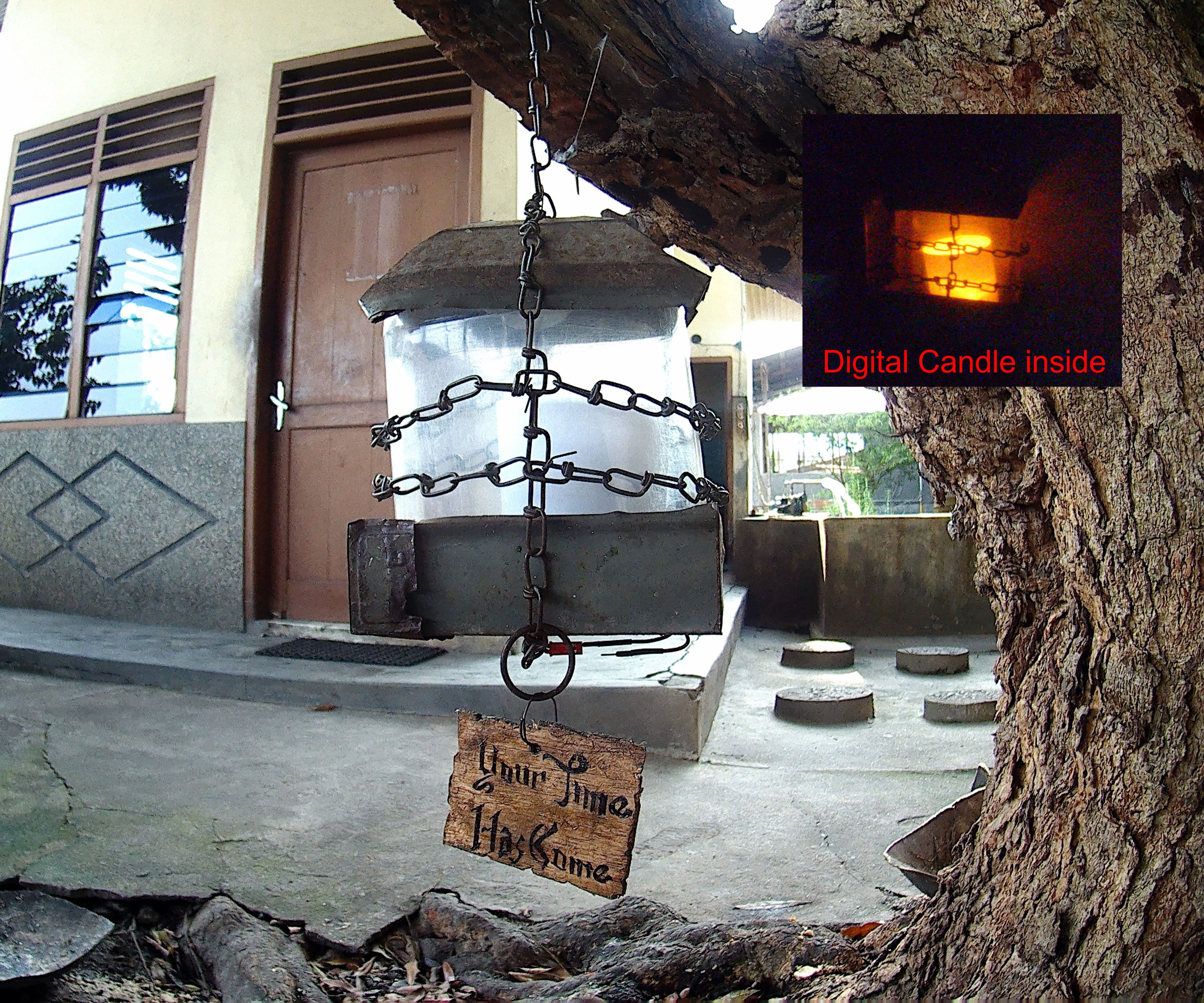 Rusty Candle Lamp