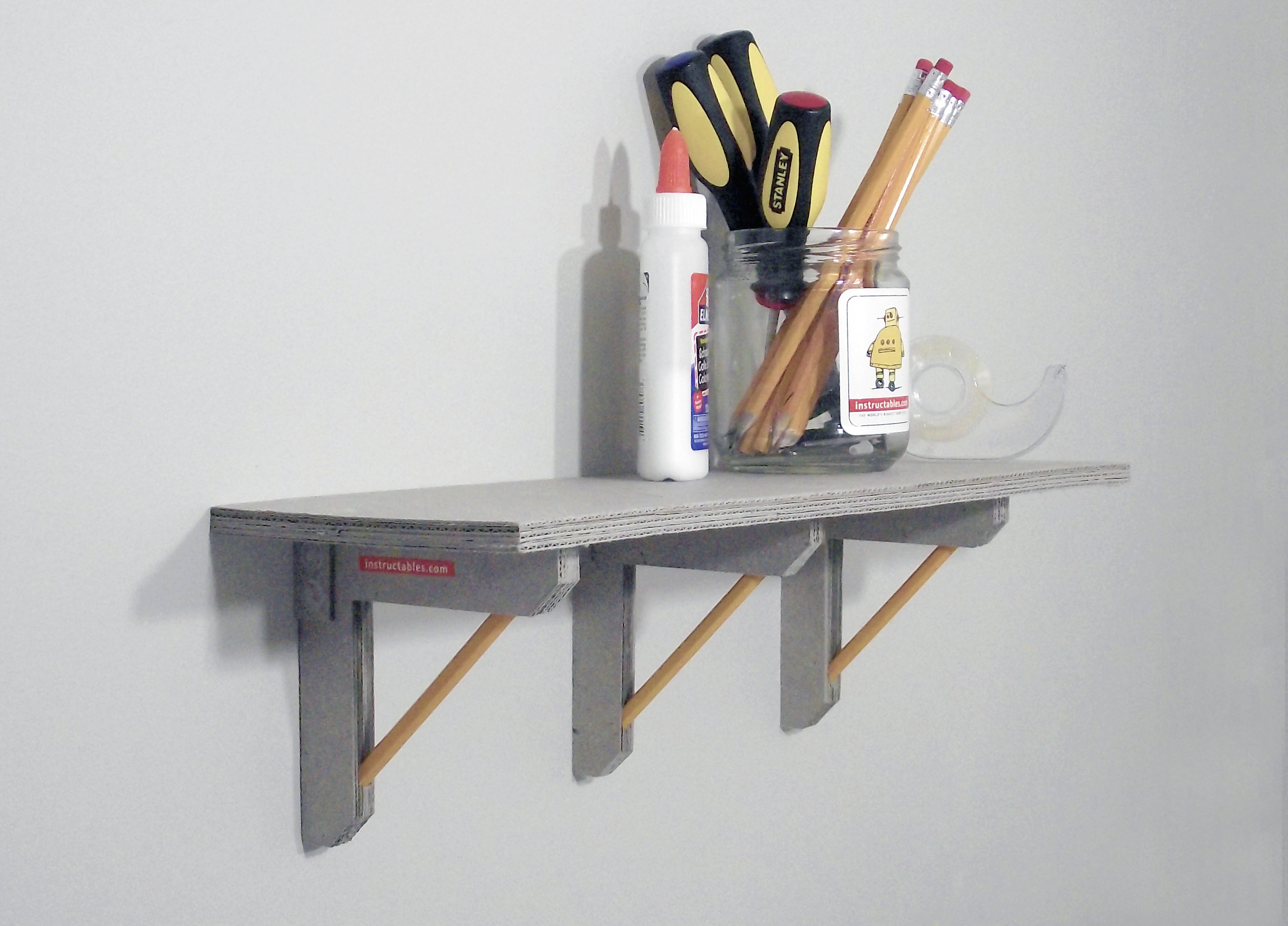 Recycled Cardboard Shelf