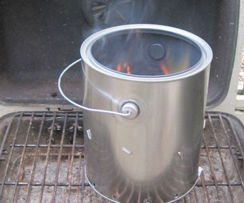 DIY Charcoal Chimney