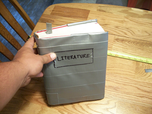 Duct Tape Book Cover!