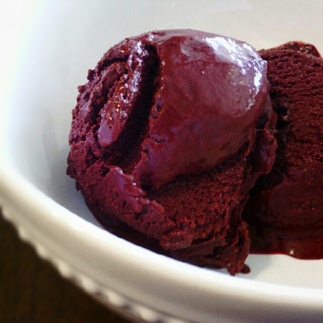 Boysenberry Chocolate Sorbet