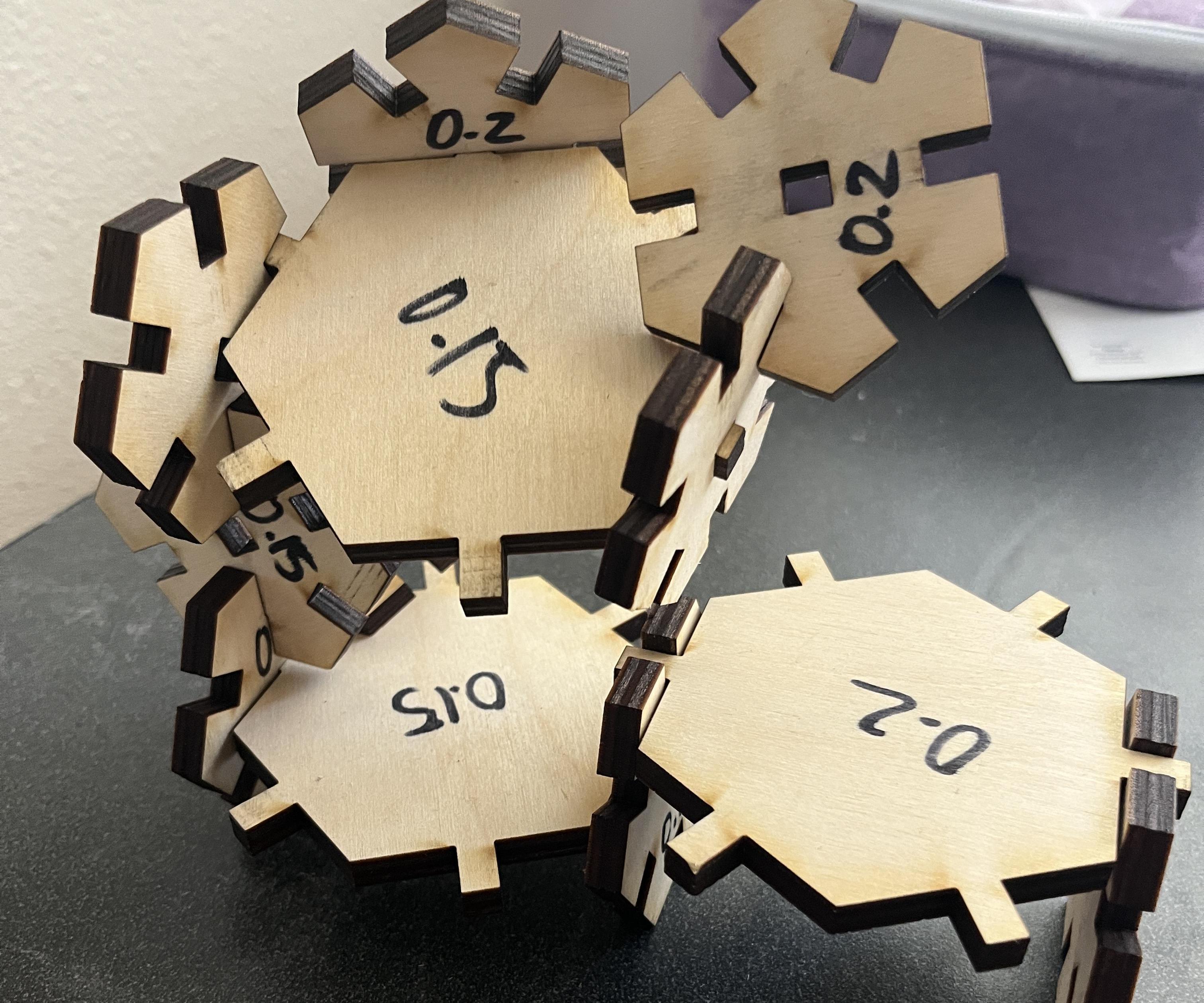 Hex Press-Fit Puzzle