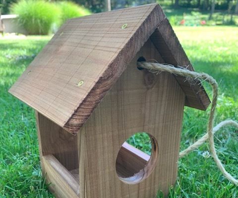 Fly-Through Bird Feeder