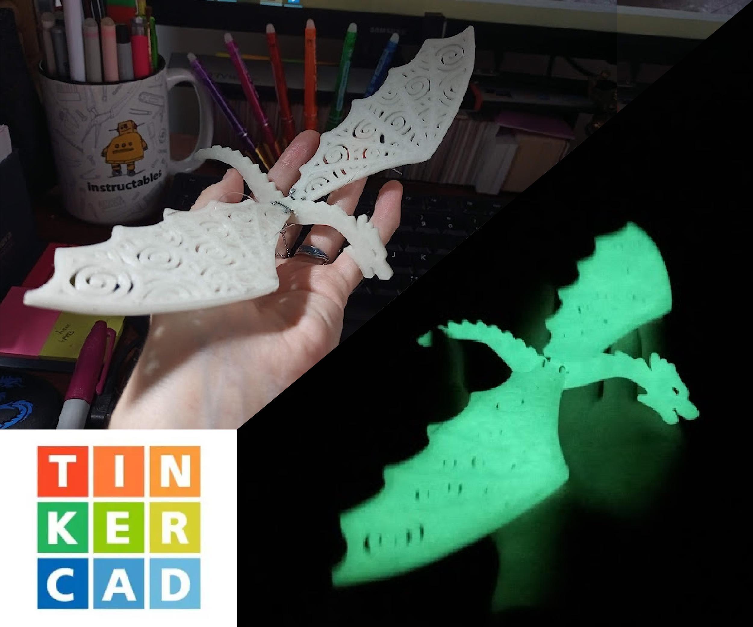 Glow in the Dark - Flying Dragon
