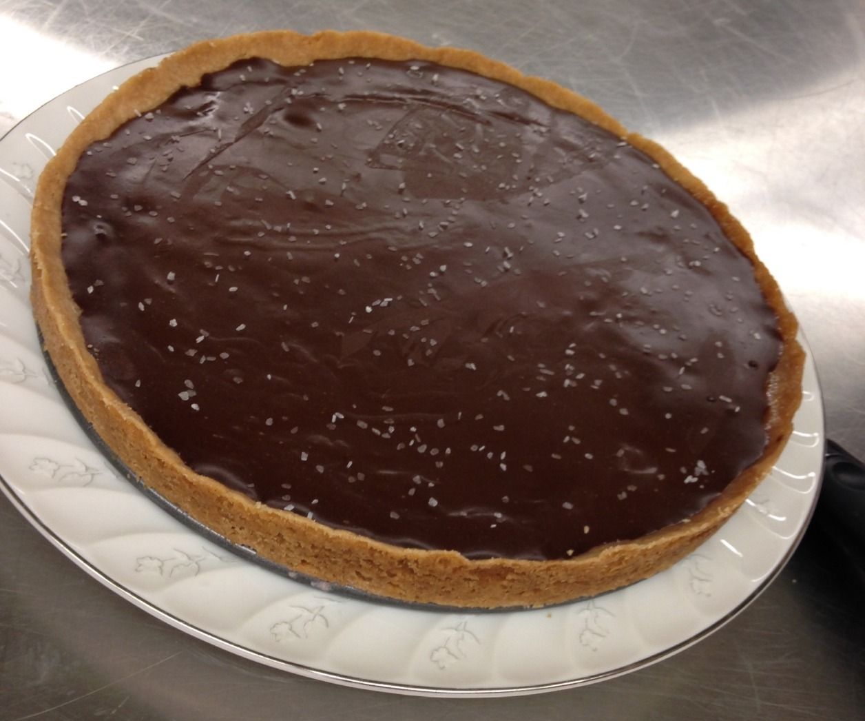 Salted Caramel and Chocolate Tart