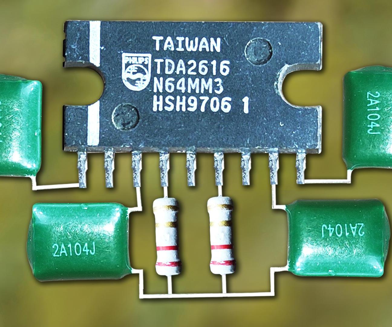 Hi-Fi Stereo Audio Amplifier Circuit Using TDA2616 || JLCPCB