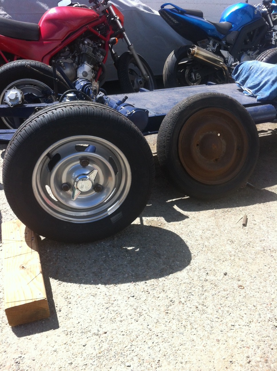 Chrome Silver Powder Coat and Vintage Racing Wheel Customization