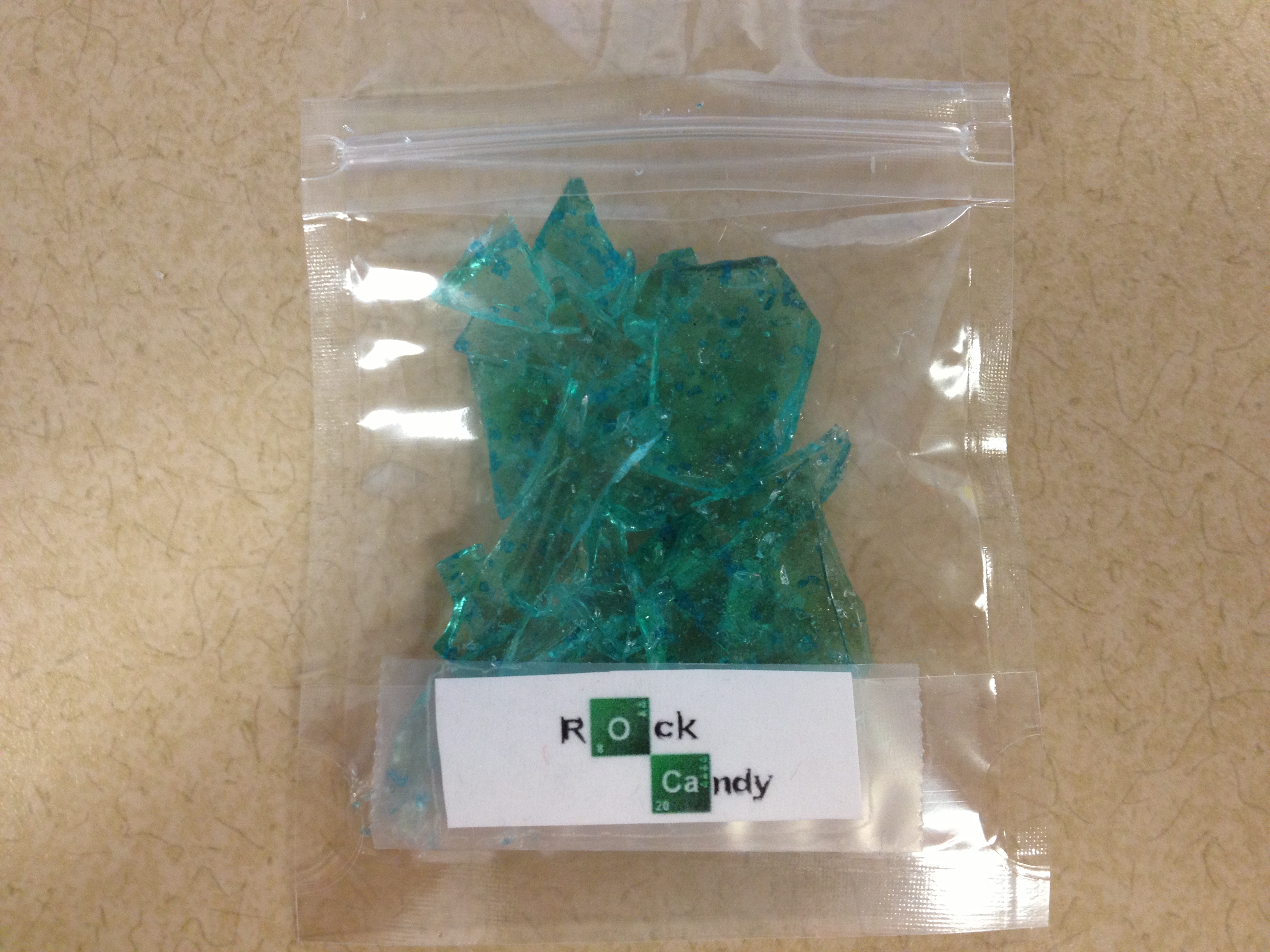 Heisenberg's Old Timey Blue Rock Candy