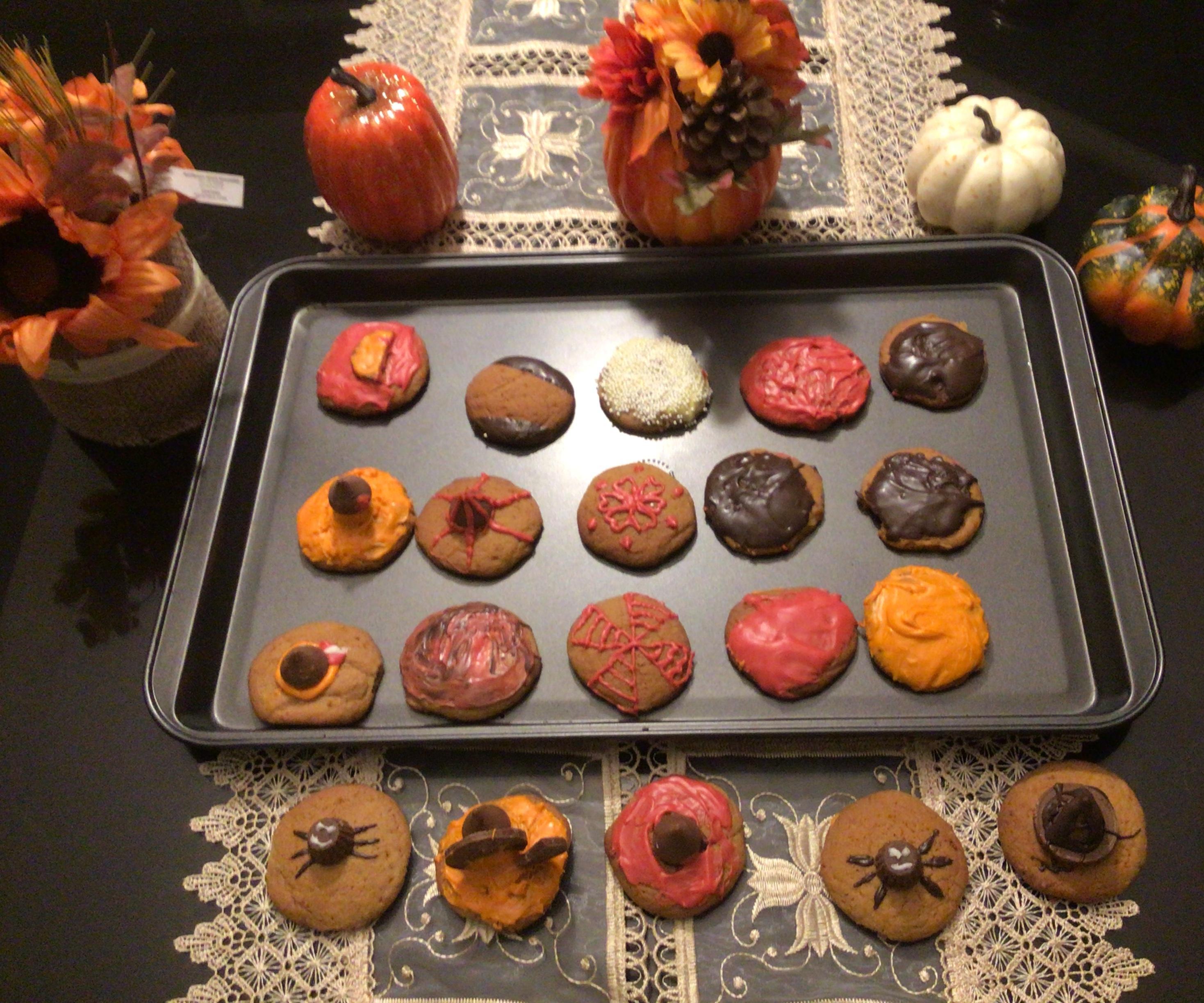 Halloween Colour Themed Cookies 