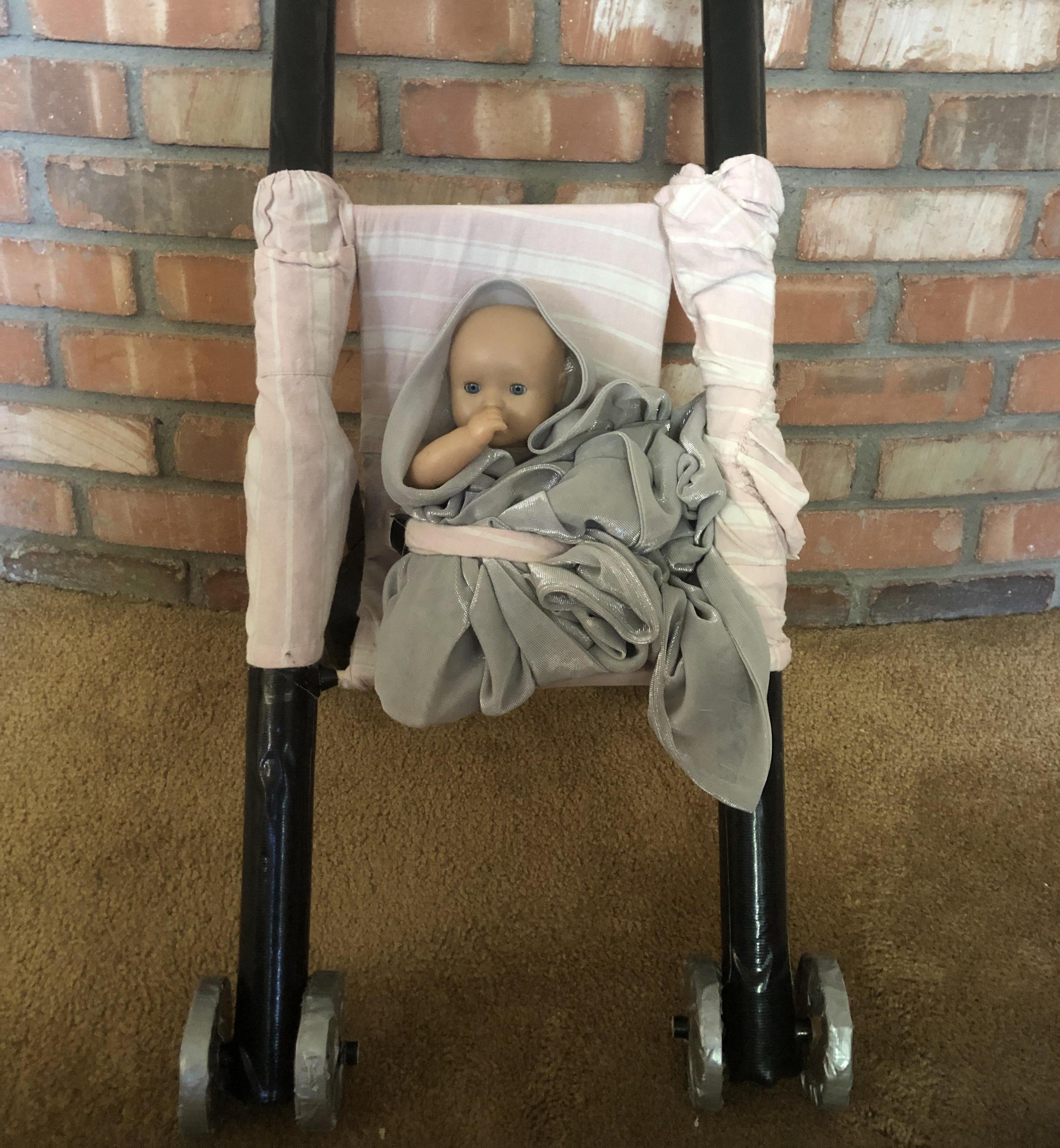 Cardboard Baby Doll Stroller