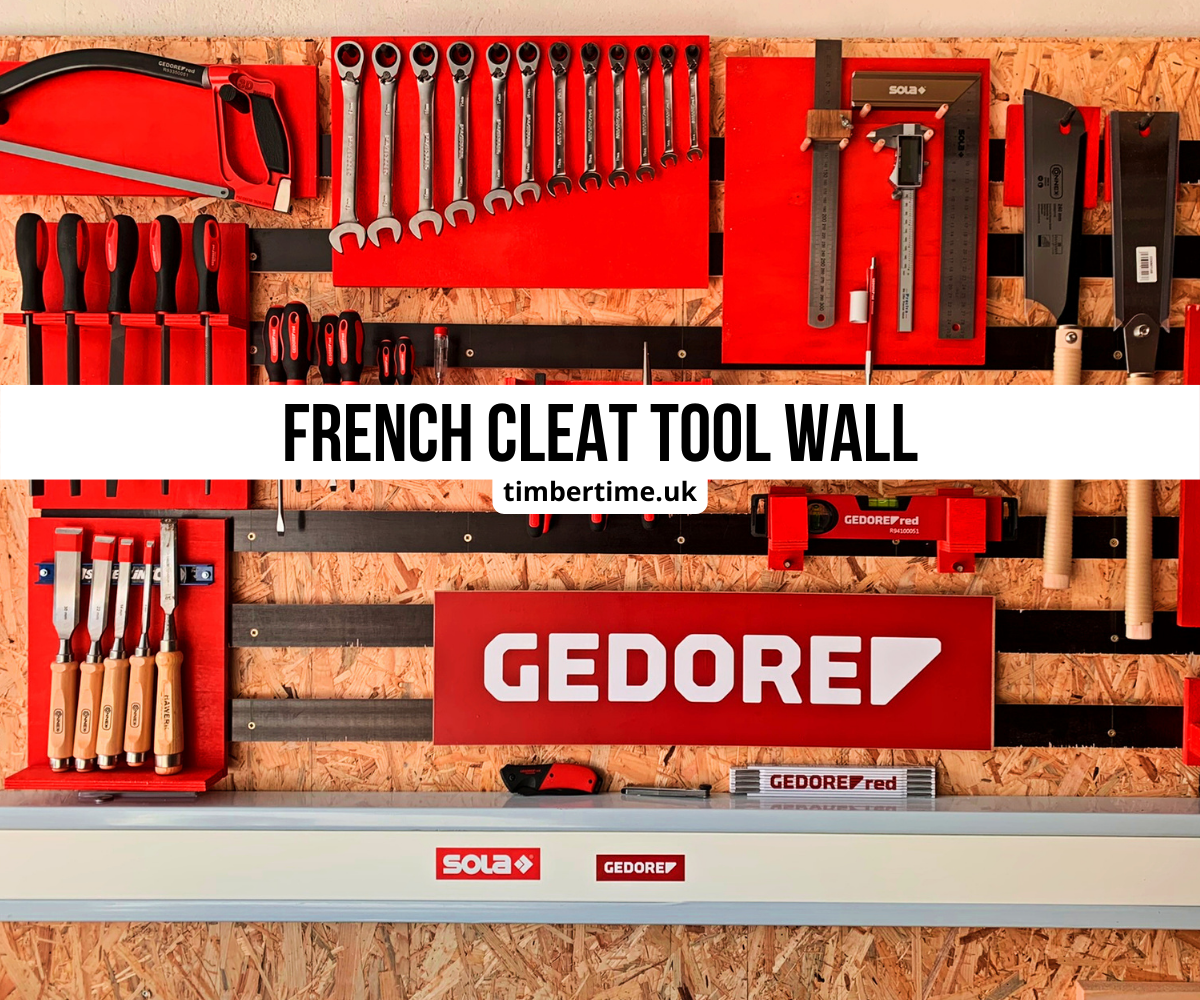 Ultimate Tool Wall V2 - the French Cleat System