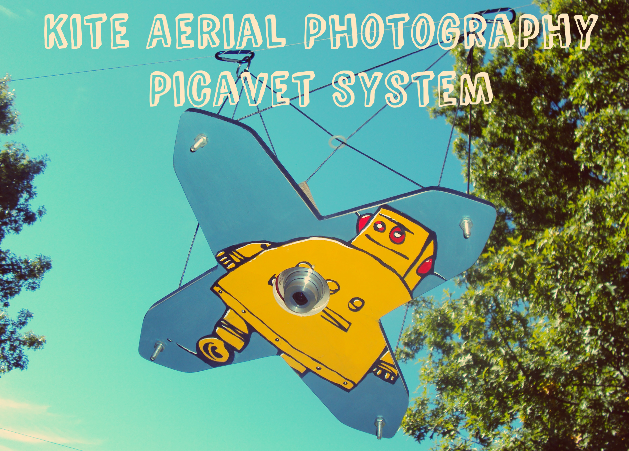 Kite Aerial Photography Picavet System - Fun, Simple, and Easy to Build!