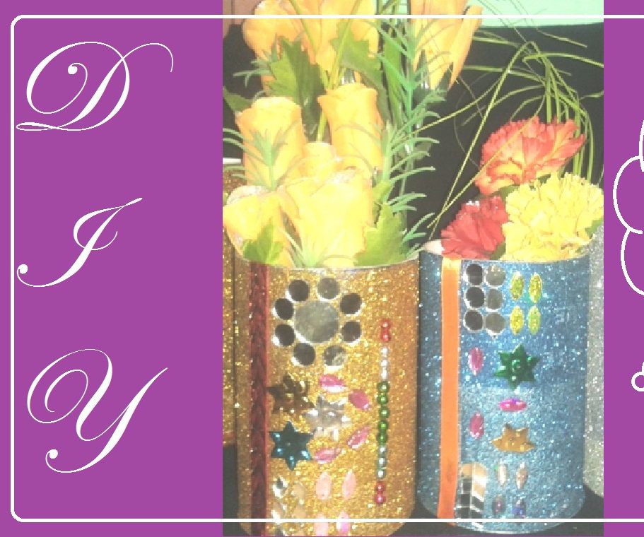 DIY Flower Vase out of waste products