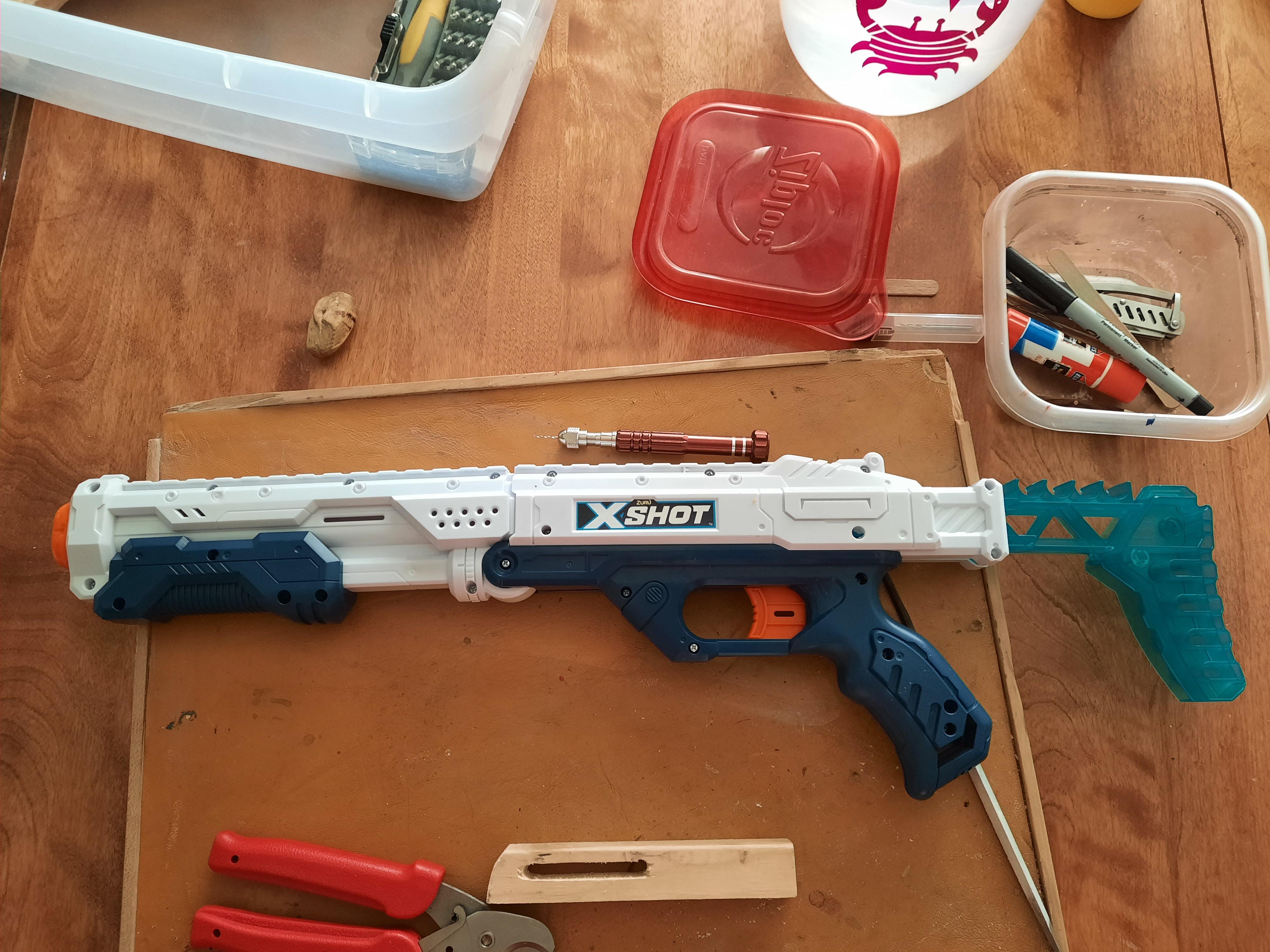 Broken X-Shot Excel Hawkeye Modification