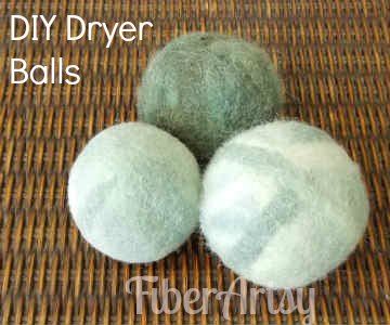 Easy DIY Felted Dryer Balls