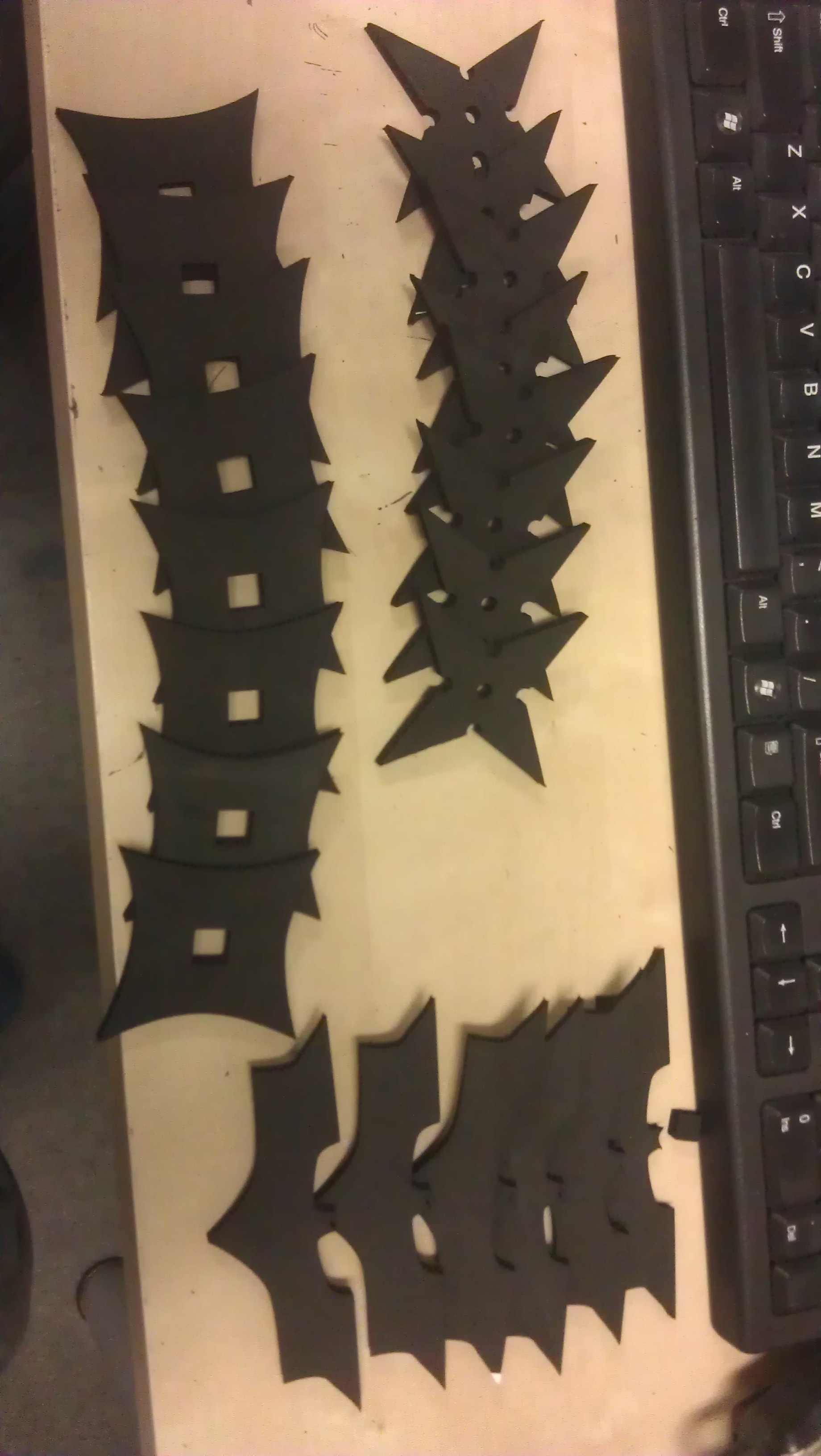 Laser Cut Craft Foam Throwing Stars for Your Kids (or Yourself)