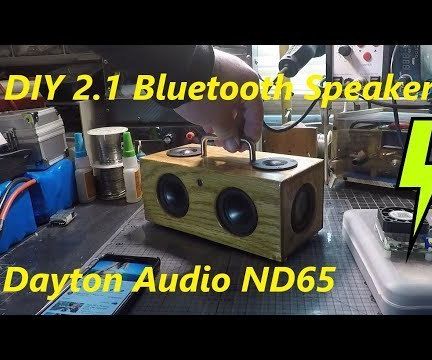!!Awesome!! DIY Mini Bluetooth Speaker BoomBox Build Dayton Audio ND65-4 & ND65PR