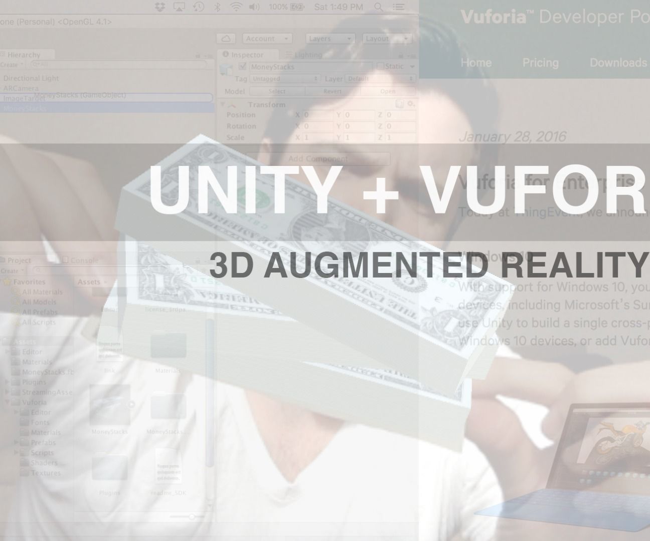Image-Based 3D Augmented Reality with Vuforia