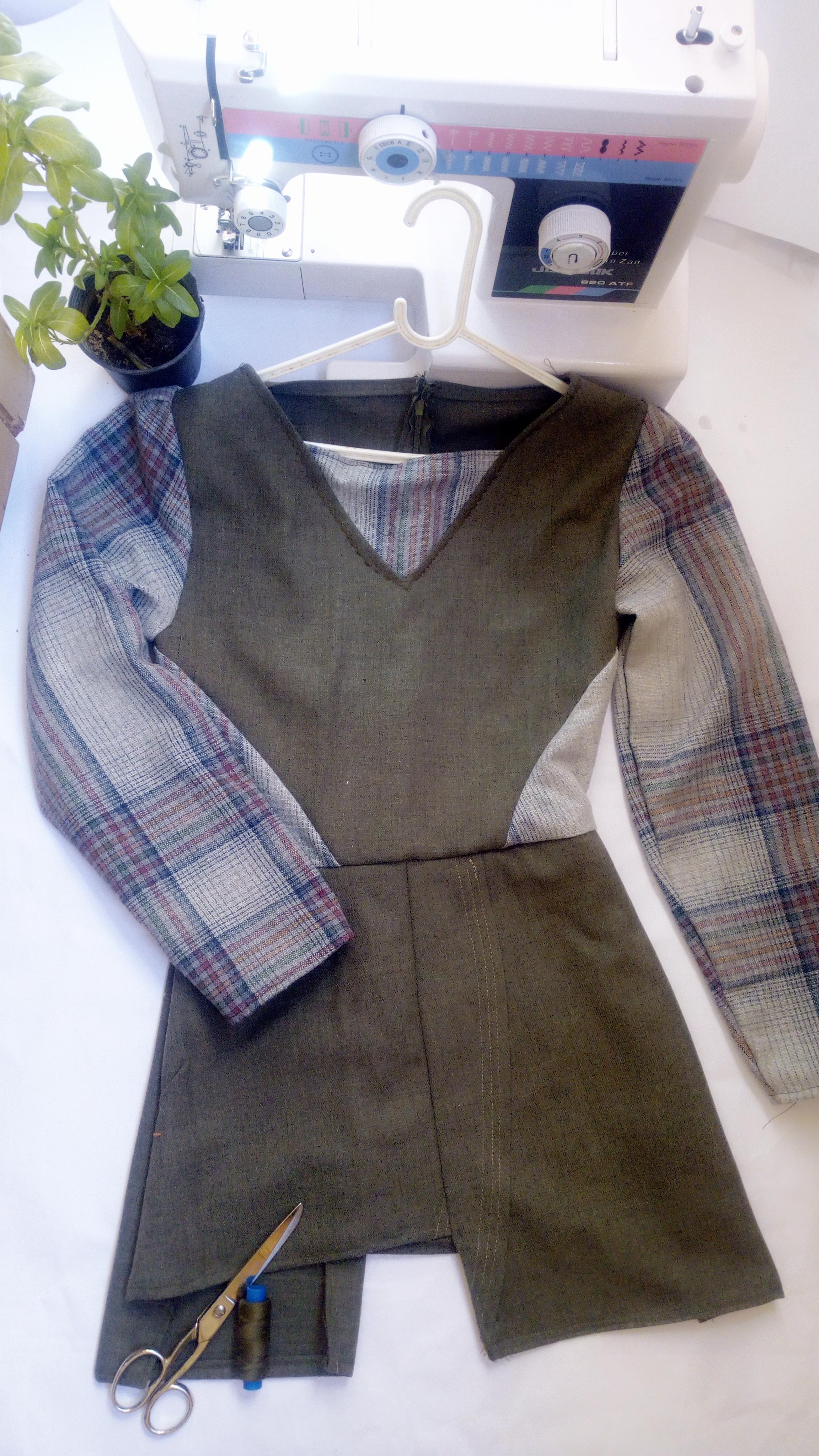 Recycling Two Old Skirts Into a Modern Design