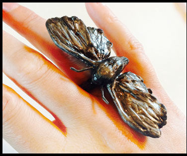 Sansa Moth Ring