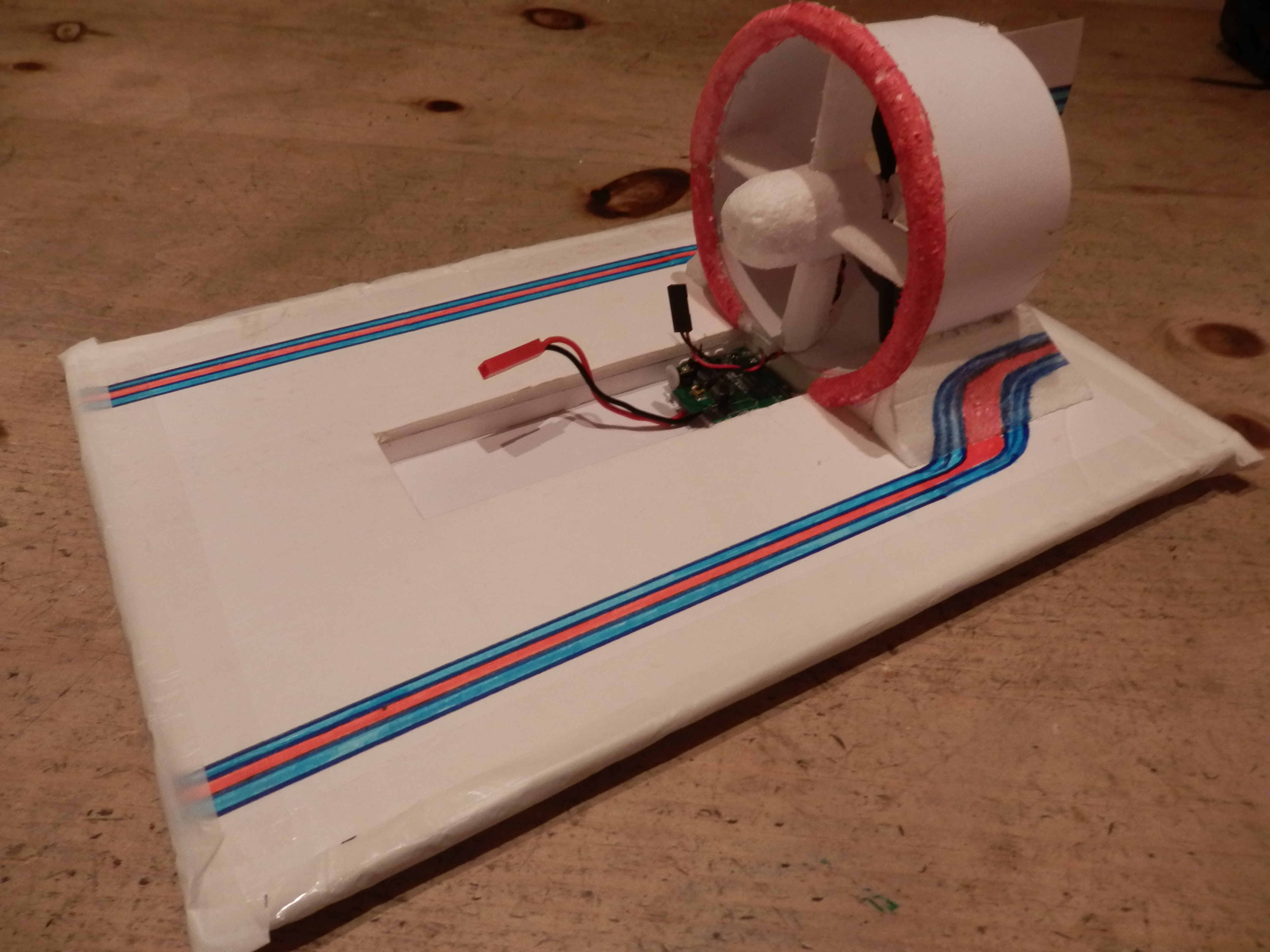 r/c racing hovercraft, 2 channel