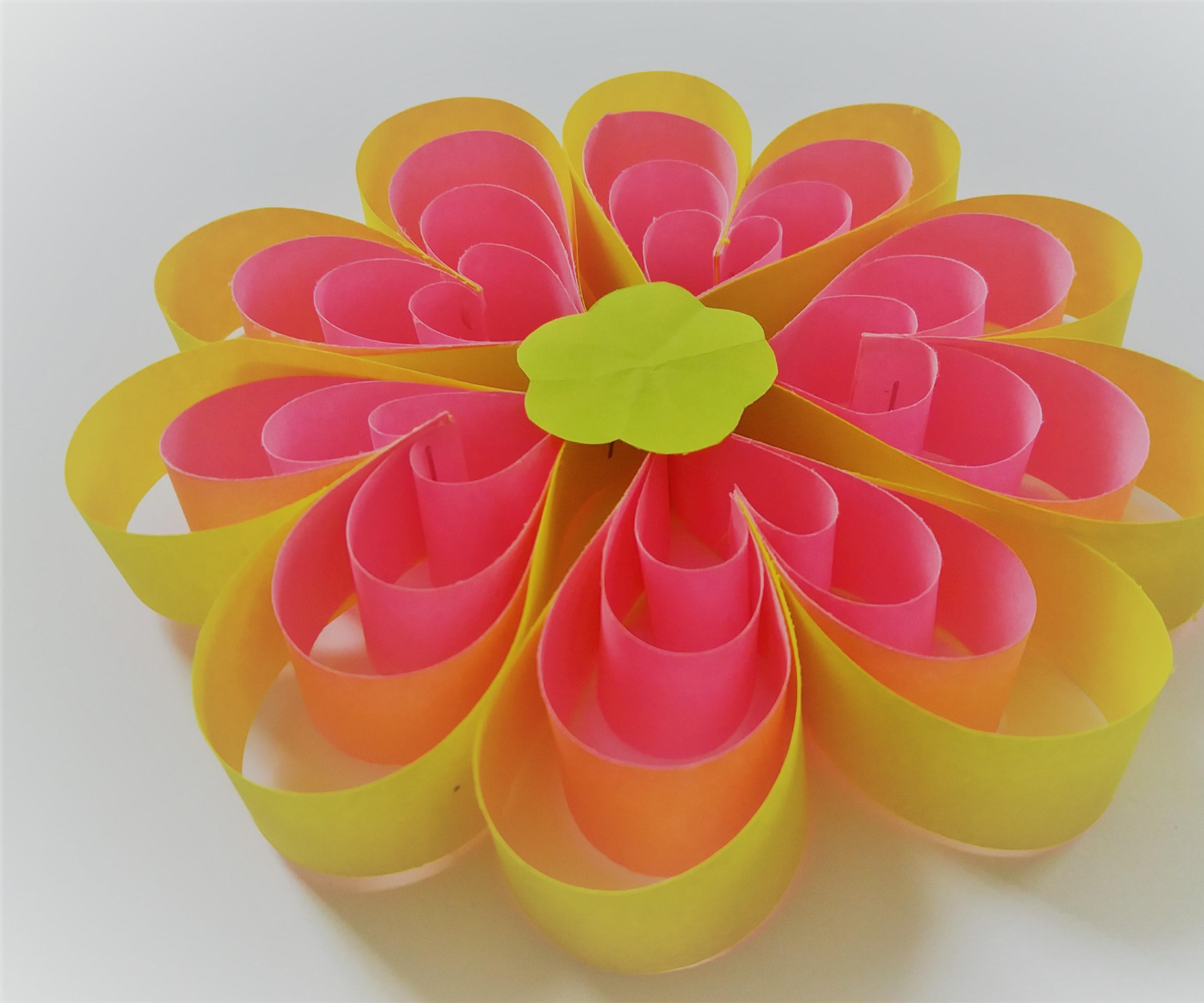 Paper Heart Flowers