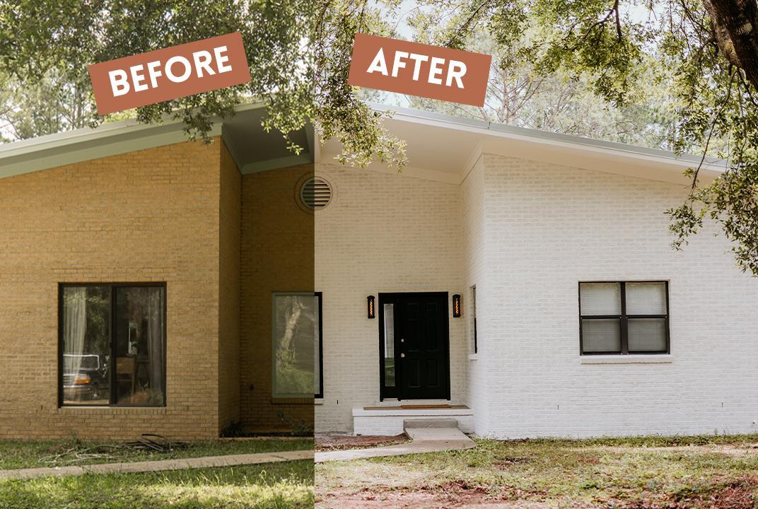 How to Paint a Brick House