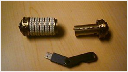 How to Use The DaVinci Code Cryptex (Steampunk USB Drive Hardware Encryption): a Fun Improvement to Your USB Dead Drop (or Geocache)