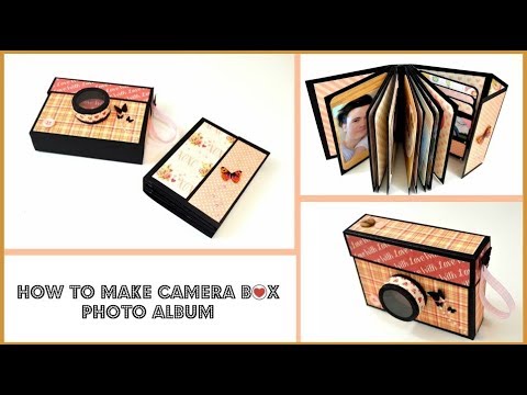 DIY Crafts - Camera Box Card - Mini Photo Album - Valentine's day Gift Ideas - Scrapbooking Tutorial