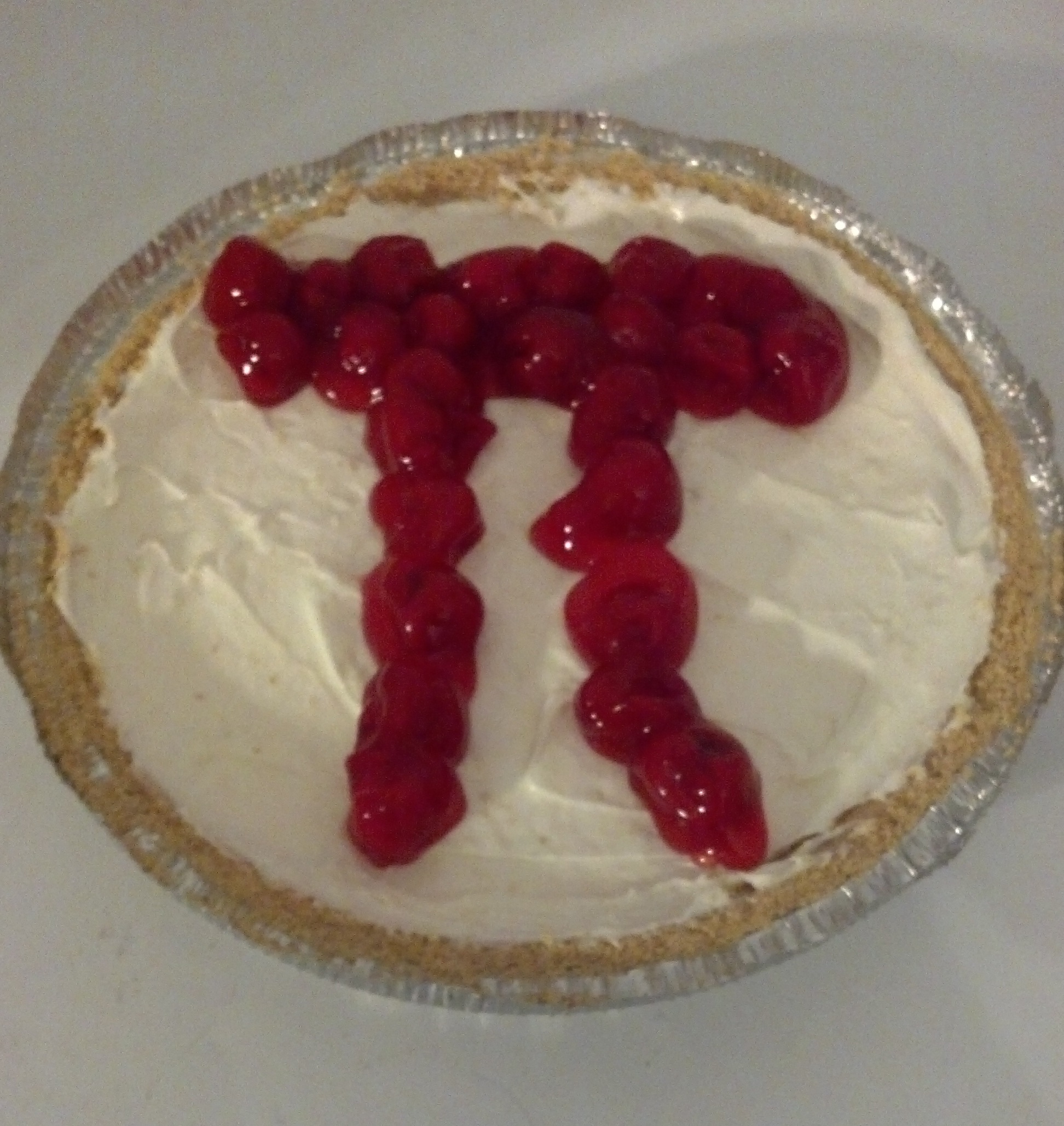 Easy as Pi Cherry Cheese Pie