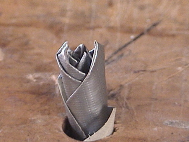 Simple Duct Tape Rose